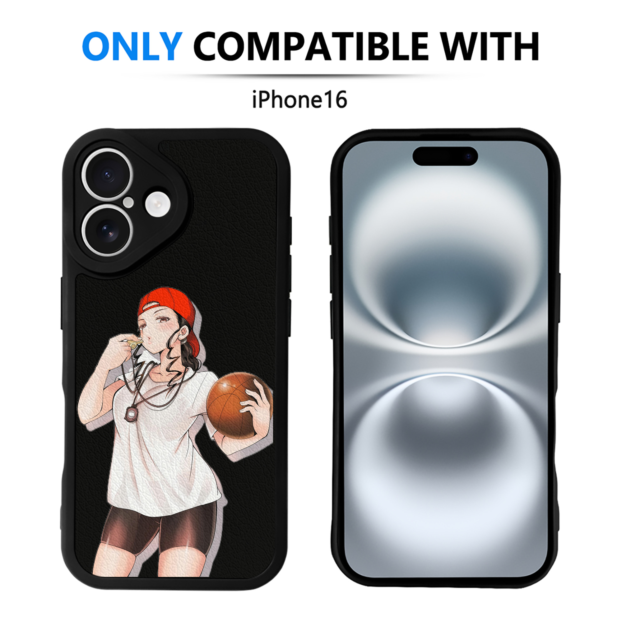（画像用） SLAM DUNK／スラムダンク 【iPhone 16シリーズ対応】シリコンスマホケース（レザー調） 材質：シリコン